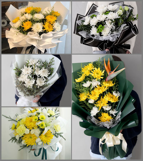 四川阿坝红原县瓦切镇白事花束代送